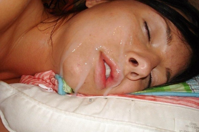 Уснула со спермой на лице фото
