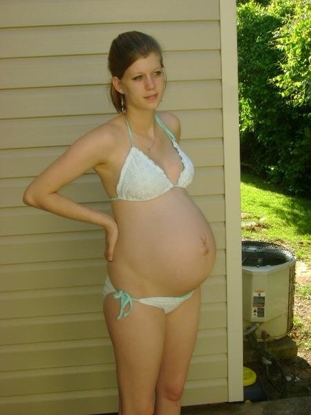 Skinny pregnant